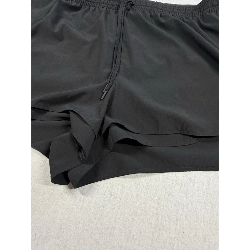 CALIA by‎ Carrie Underwood Shorts Women Sz XXL Black Athletic Lined Running Walk